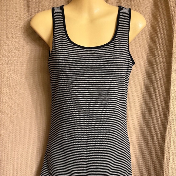 Duluth Trading No Yank Tank Top Stripe Women's XS - Picture 1 of 5